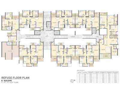 B Bldg Floor Plan - Refugee Floor